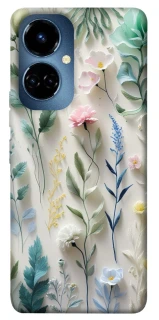 Чехол на TECNO Camon 19 Pro Floral design ver.3 фото 1 из 1