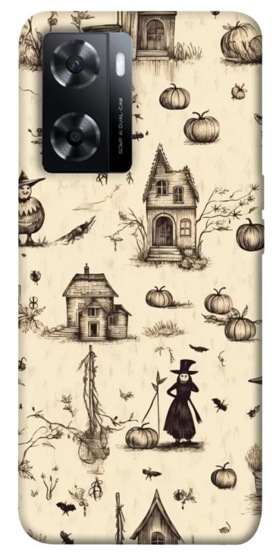 Чохол на Oppo A57s Halloween aesthetic ver.1 фото 1 з 1