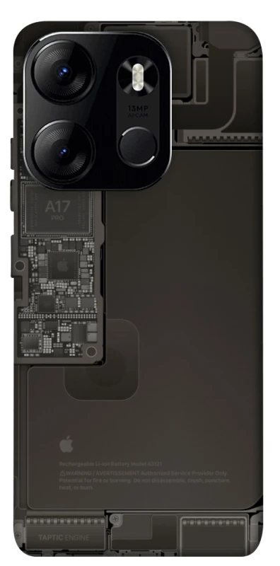 Чохол на Tecno Spark Go 2023 iPhone 17 фото 1 з 1