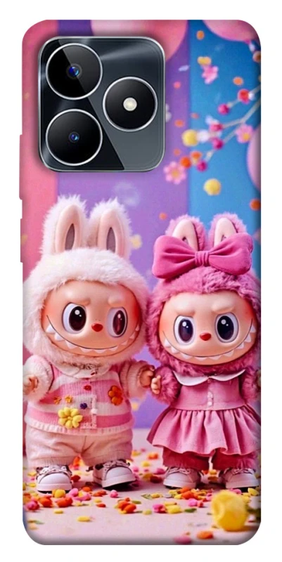 Чехол на Realme C53 Labubu twins ver.2 фото 1 из 1