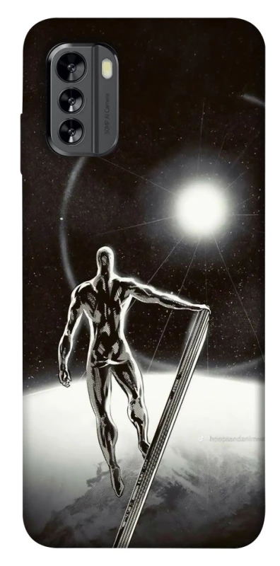 Чохол на Nokia G60 Срібний серфер фото 1 з 1