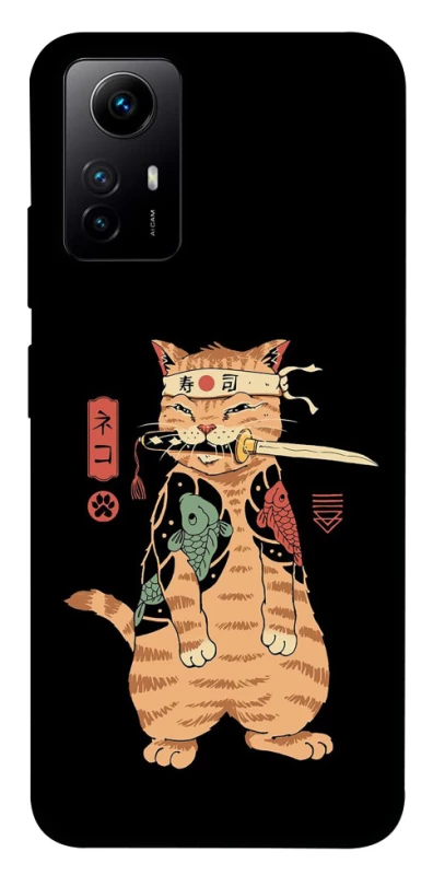 Чохол на Xiaomi Redmi Note 12S Кіт-самурай фото 1 з 1