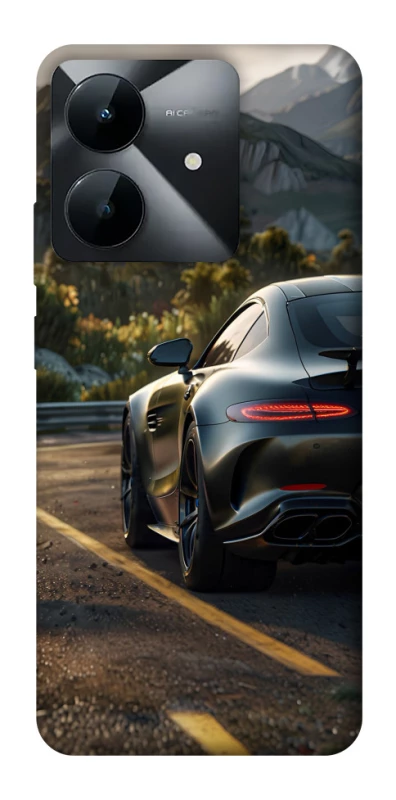 Чехол на Realme Note 60x Car in the mountains фото 1 из 1
