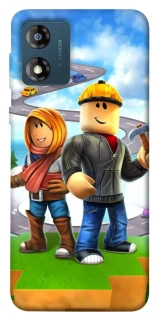 Чехол на Motorola Moto E13 Roblox Builder Adventure фото 1 из 1