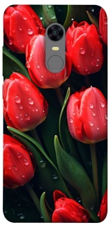 Чохол на Xiaomi Redmi 5 Plus / Redmi Note 5 (Single Camera) Червоні тюльпани фото 1 Чохол на Xiaomi Redmi 5 Plus / Redmi Note 5 (Single Camera) Червоні тюльпани фото 1 з 1
