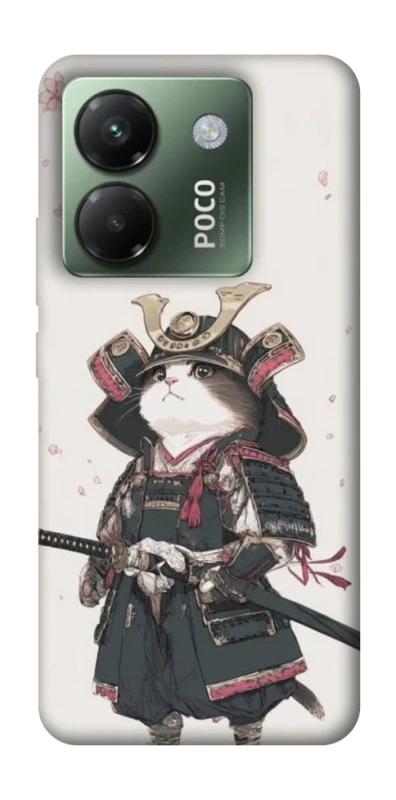 Чохол на Xiaomi Poco M7 pro 5G Samurai Cat Warrior фото 1 з 1