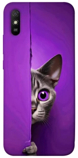 Чохол на Xiaomi Redmi 9A Кіт-підглядач фото 1 з 1
