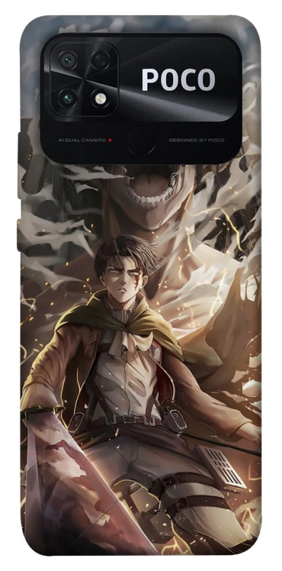 Чехол на Xiaomi Poco C40 Eren Yeager фото 1 из 1