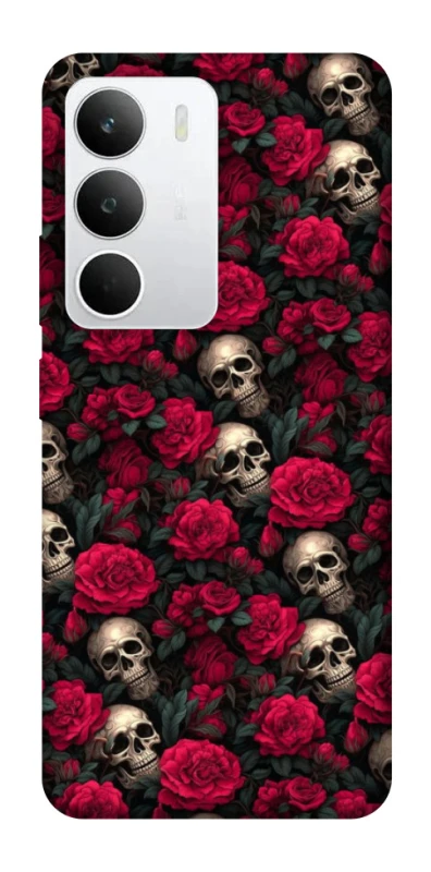 Чехол на Realme C71 Черепа и розы фото 1 из 1