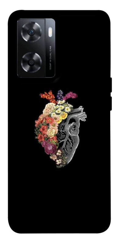 Чохол на OnePlus Nord N20 SE Heart with flowers фото 1 з 1