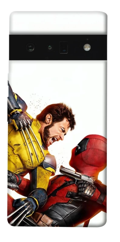 Чехол на Google Pixel 6 Pro Deadpool and Wolverine фото 1 из 1