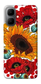 Чохол на Infinix Smart 10 Соняшники та маки фото 1 з 1