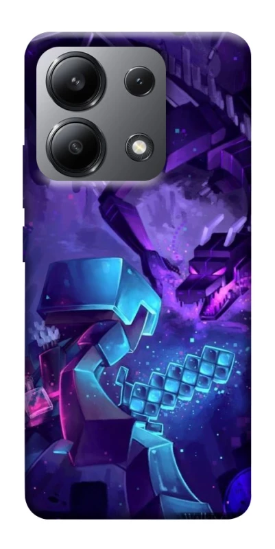 Чехол на Xiaomi Redmi Note 13 4G Minecraft dragon фото 1 из 1