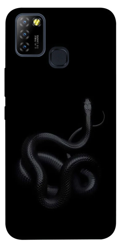 Чехол на Infinix Hot 10 Lite Black snake фото 1 из 1