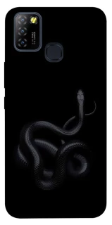 Чохол на Infinix Hot 10 Lite Black snake фото 1 з 1