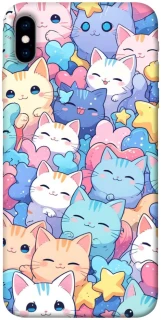 Чехол на Apple iPhone X (5.8") Funny Kittens ver.3 фото 1 из 1