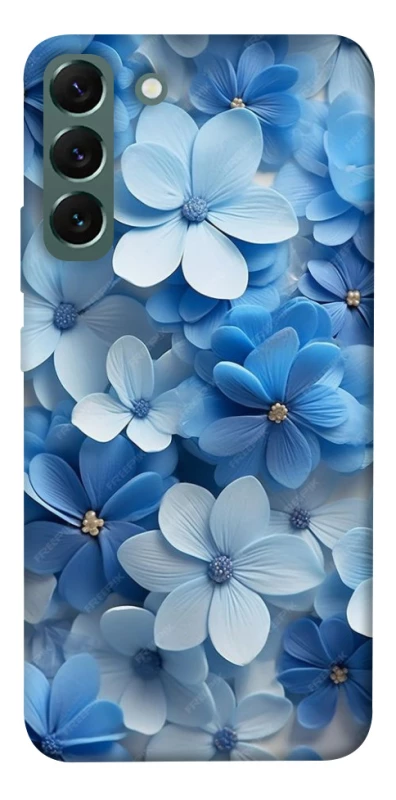 Чехол на Samsung Galaxy S22+ Синие цветы фото 1 из 1