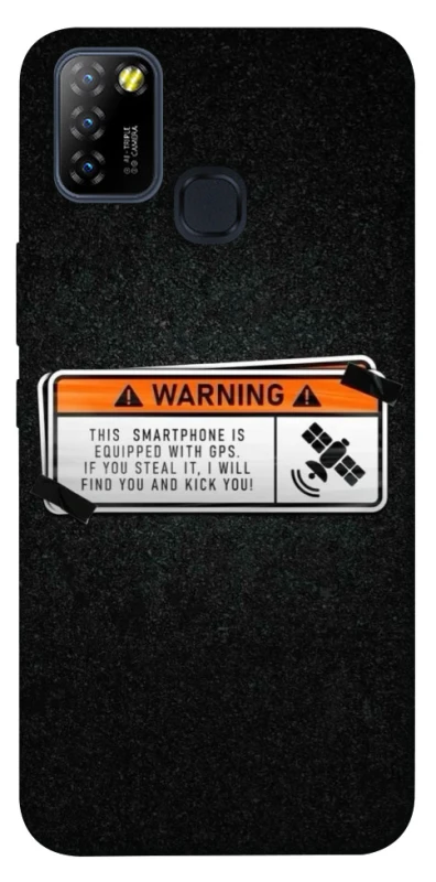 Чехол на Infinix Hot 10 Lite Warning фото 1 из 1