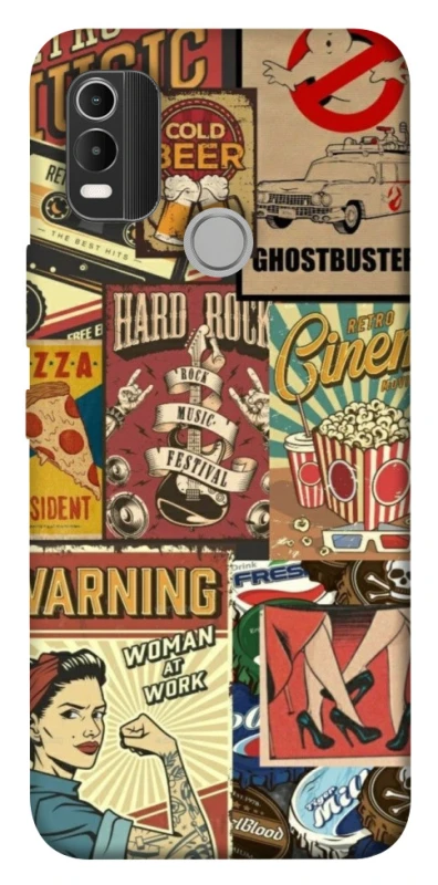 Чохол на Nokia C21 Plus Retro collage ver.2 фото 1 з 1