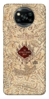 Чехол на Xiaomi Poco X3 NFC / Poco X3 Pro Harry Potter Marauder's Map фото 1 из 1