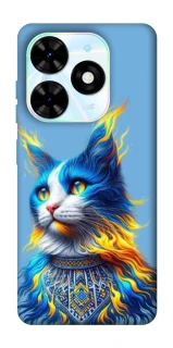 Чохол на TECNO Spark Go 2024 Кіт патріот фото 1 з 1