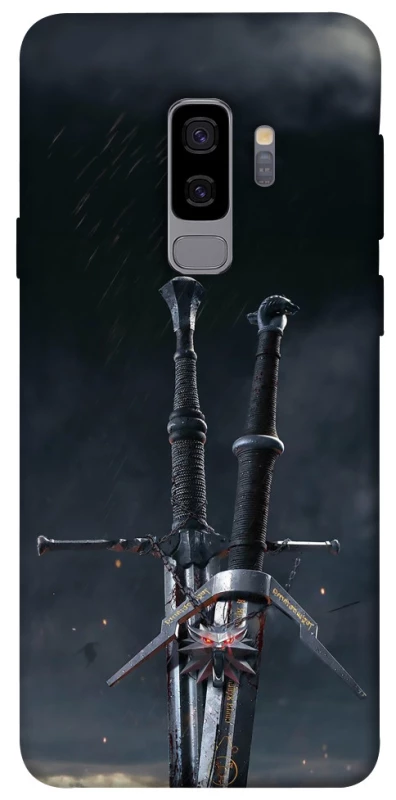 Чехол на Samsung Galaxy S9+ Мечи Ведьмака фото 1 из 1