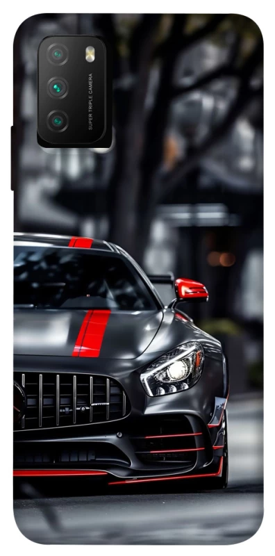 Чохол на Xiaomi Poco M3 Black Mercedes фото 1 з 1