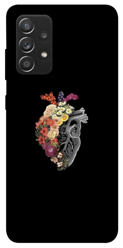 Чохол на Samsung Galaxy A52 4G / A52 5G Heart with flowers фото 1 з 1
