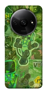 Чохол на Xiaomi Redmi A3 Dandysworld tv green theme фото 1 з 1