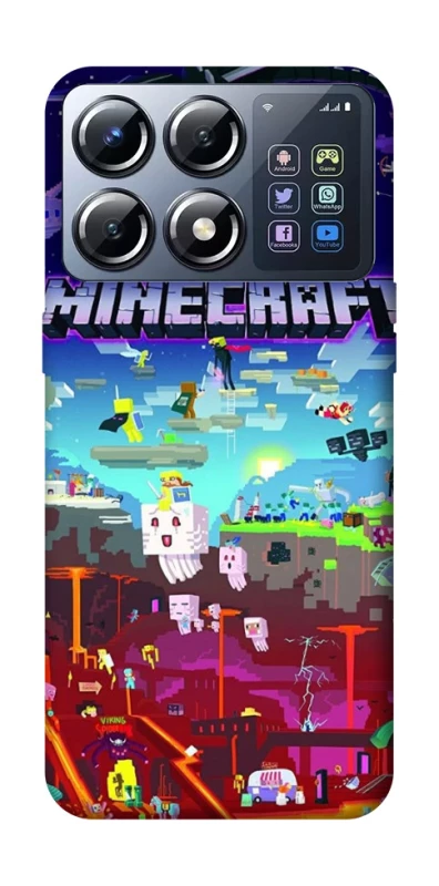 Чехол на Xiaomi POCO X8 Pro Minecraft world фото 1 из 1
