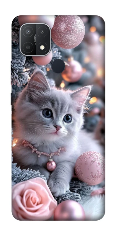 Чохол на Oppo A15s / A15 Christmas Kitty фото 1 з 1