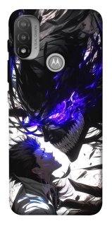 Чохол на Motorola Moto E20 Black soul anime фото 1 з 1