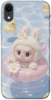 Чохол на Apple iPhone XR (6.1") Labubu swimming фото 1 з 1