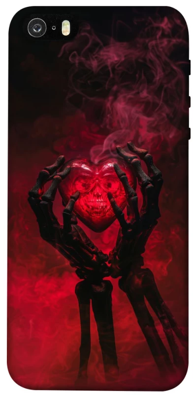 Чохол на Apple iPhone 5/5S/SE Heart in the hands of a skeleton фото 1 з 1