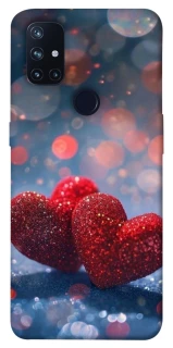 Чехол на OnePlus Nord N10 5G Red hearts фото 1 из 1