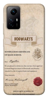 Чехол на Xiaomi Redmi Note 12S The Hogwarts acceptance letter фото 1 из 1