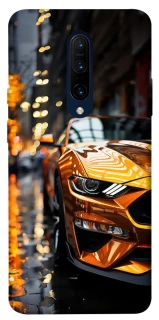 Чехол на OnePlus 7 Pro Golden sports car фото 1 из 1