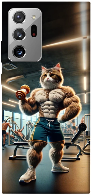 Чехол на Samsung Galaxy Note 20 Ultra Качок кот фото 1 из 1