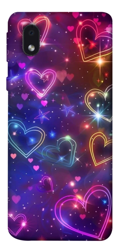Чохол на Samsung Galaxy M01 Core / A01 Core Drawn hearts фото 1 з 1