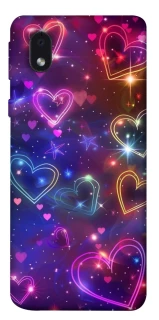 Чохол на Samsung Galaxy M01 Core / A01 Core Drawn hearts фото 1 з 1