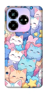 Чехол на ZTE Nubia V60 Desing Funny Kittens ver.3 фото 1 из 1