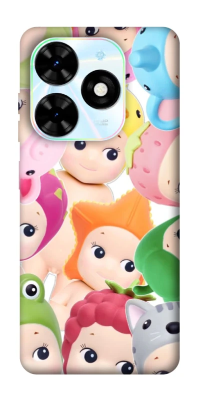 Чохол на TECNO Spark Go 2024 Fruit-Zoo Kaleidoscope фото 1 з 1