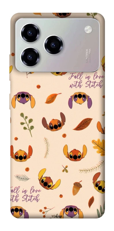 Чехол на ZTE Blade A76 Fall in love with Stitch фото 1 из 1