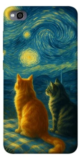 Чохол на Xiaomi Redmi 4a Cats under the stars фото 1 з 1