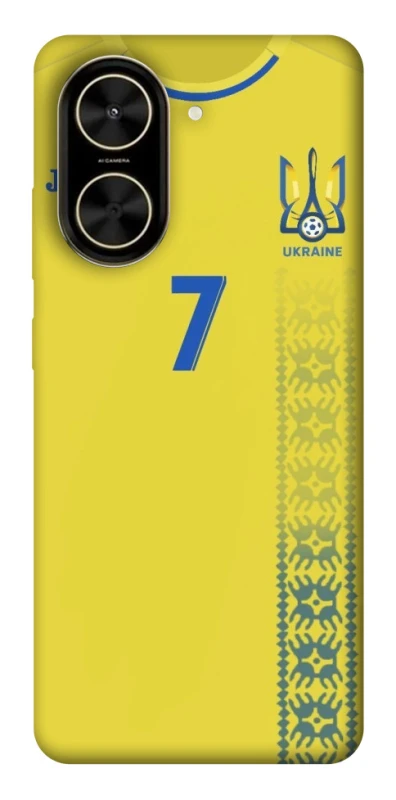 Чохол на Xiaomi Poco C71 UA-Football ver.3 фото 1 з 1