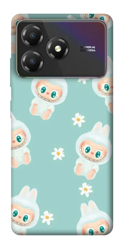 Чохол на ZTE Blade A36 Labubu Green фото 1 з 1