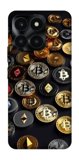 Чехол на Huawei Honor X6a Many coins фото 1 из 1