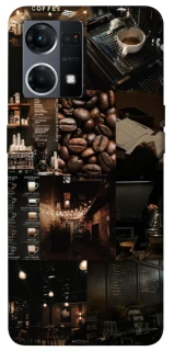 Чохол на Oppo Reno 7 4G Coffee collage ver.1 фото 1 з 1