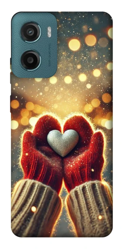 Чохол на Motorola Moto G06 Heart in hand фото 1 з 1