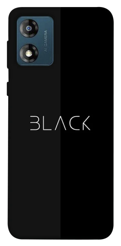 Чехол на Motorola Moto E13 Black фото 1 из 1